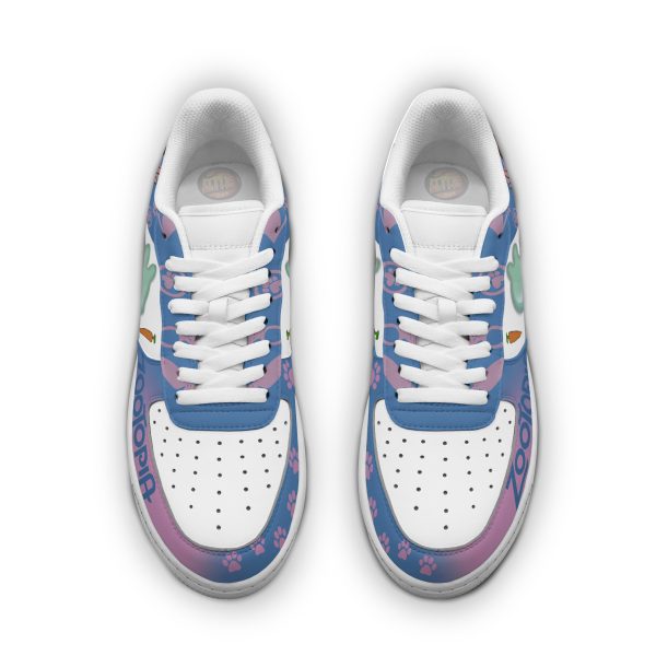 Judy & Nick Zootopia Custom AF1 Sneakers 9 judy nick zootopia custom af1 sneakers kdwxf