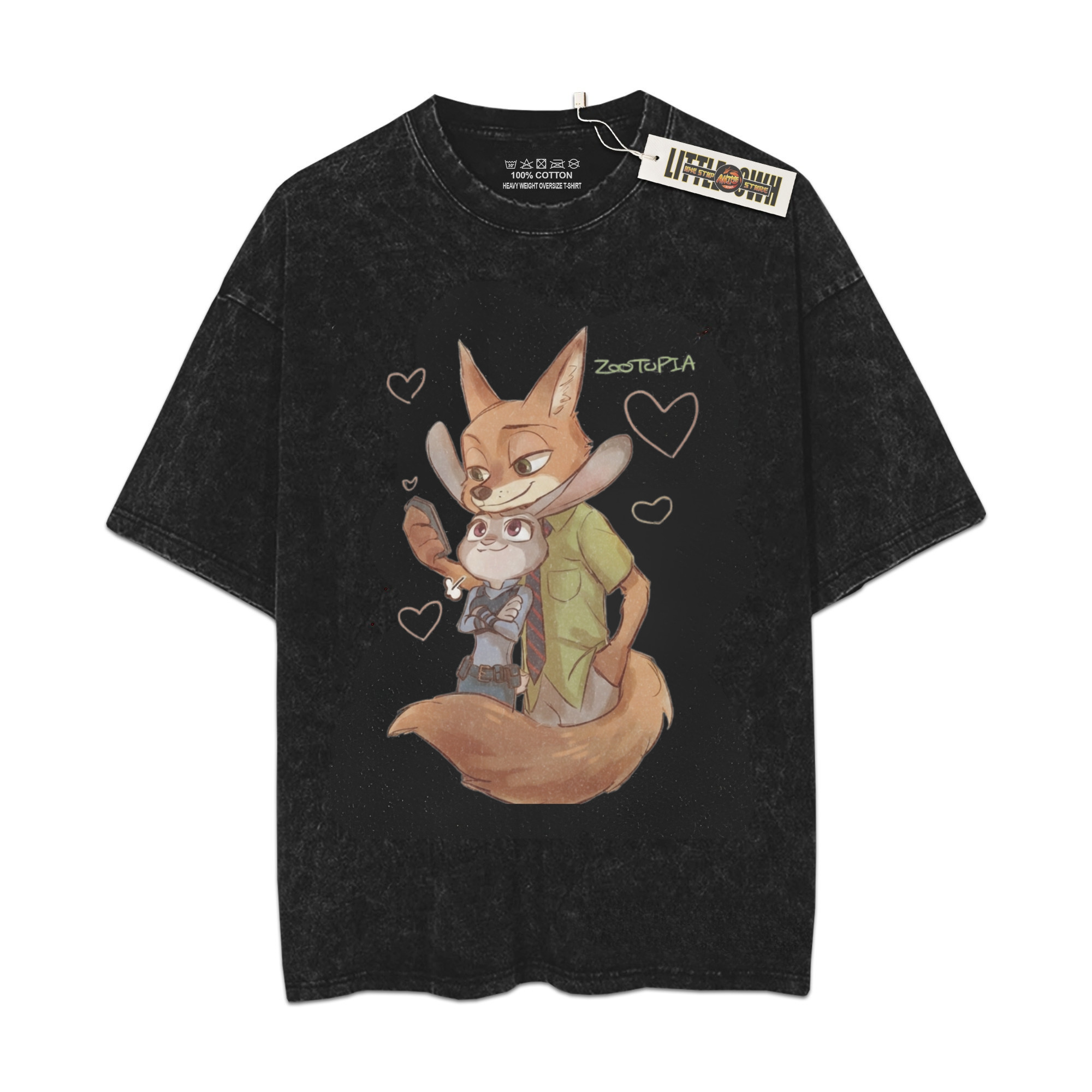 Judy x Nick Lover Couple Shirt Zootopia Tees