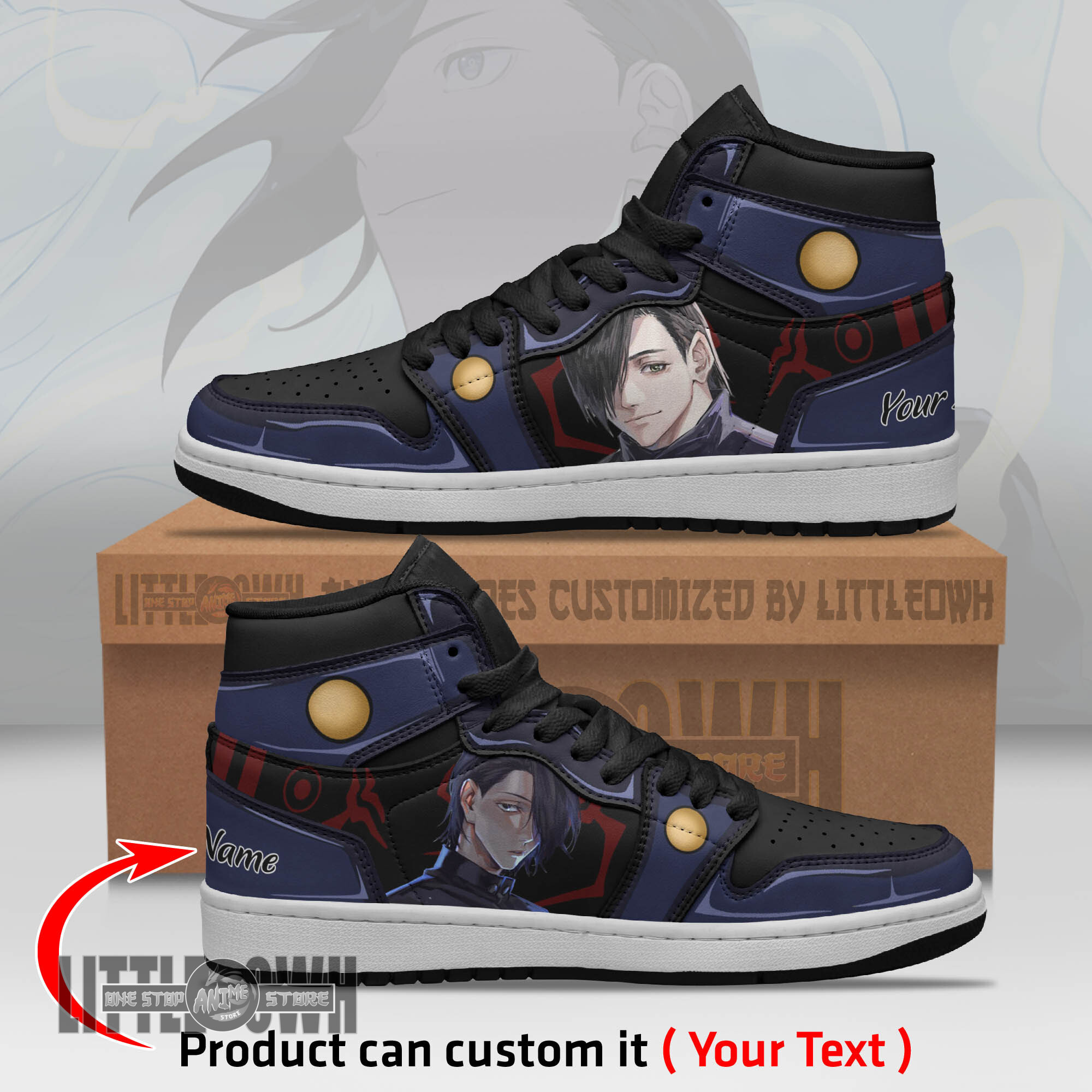 Junpei Yoshino Persionalized Shoes Jujutsu Kaisen Anime Boot Sneakers