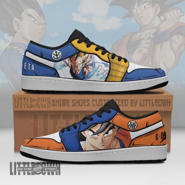 Kakalot x Vegeta JD Low Top Sneakers Custom Dragon Ball Anime Shoes