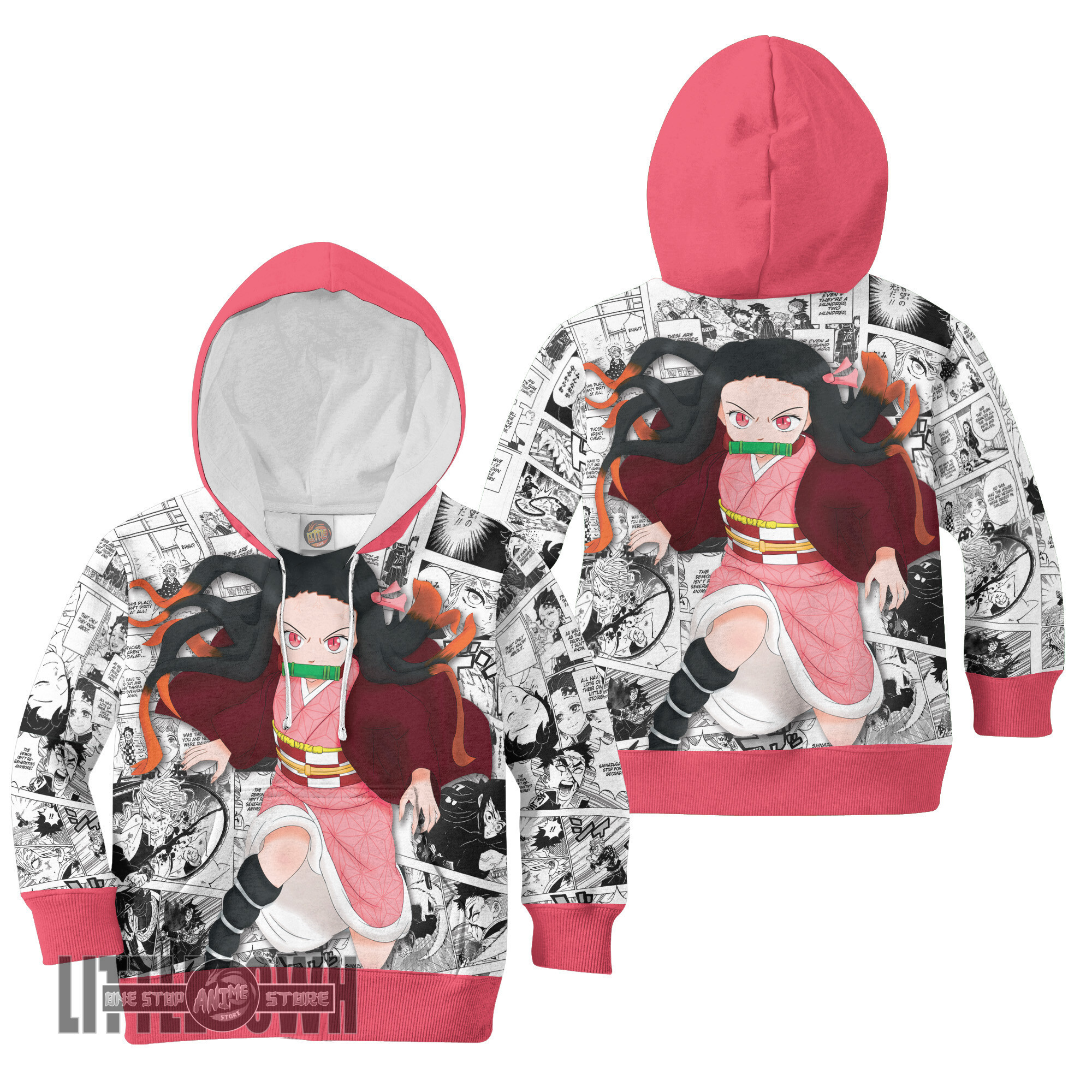 Kamado Nezuko Demon Slayer Anime Kids Hoodie and Sweater