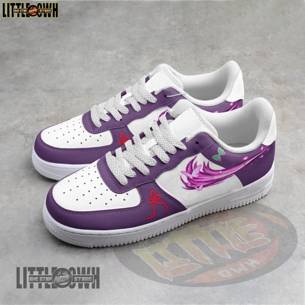 Alternative view of Kanao Tsuyuri Anime Sneakers - Custom Demon Slayer AF1 Shoes
