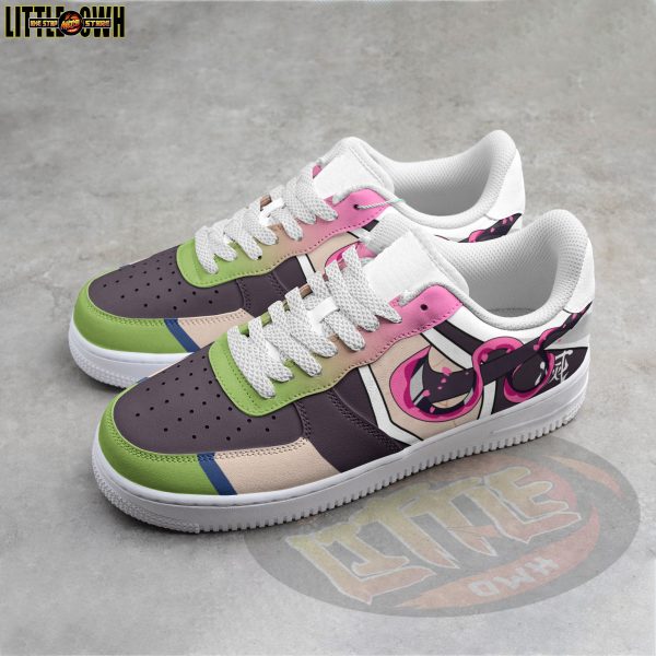 Alternative view of Kanroji Mitsuri Anime Sneakers - Custom Demon Slayer AF1 Shoes