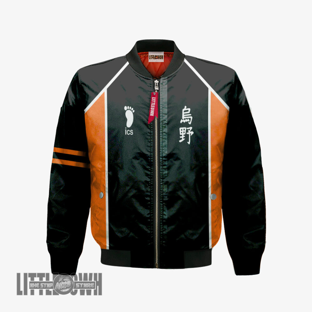 Karasuno Bomber Jacket Custom Haikyuu Cosplay Costumes