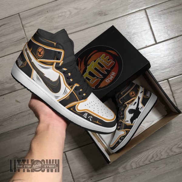Alternative view of Karasuno Fly Haikyuu Custom Anime Boot Sneakers