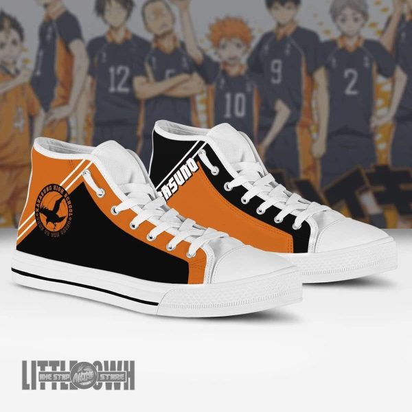 karasuno shoes haikyuu shoes anime high tops canvas hr5gs