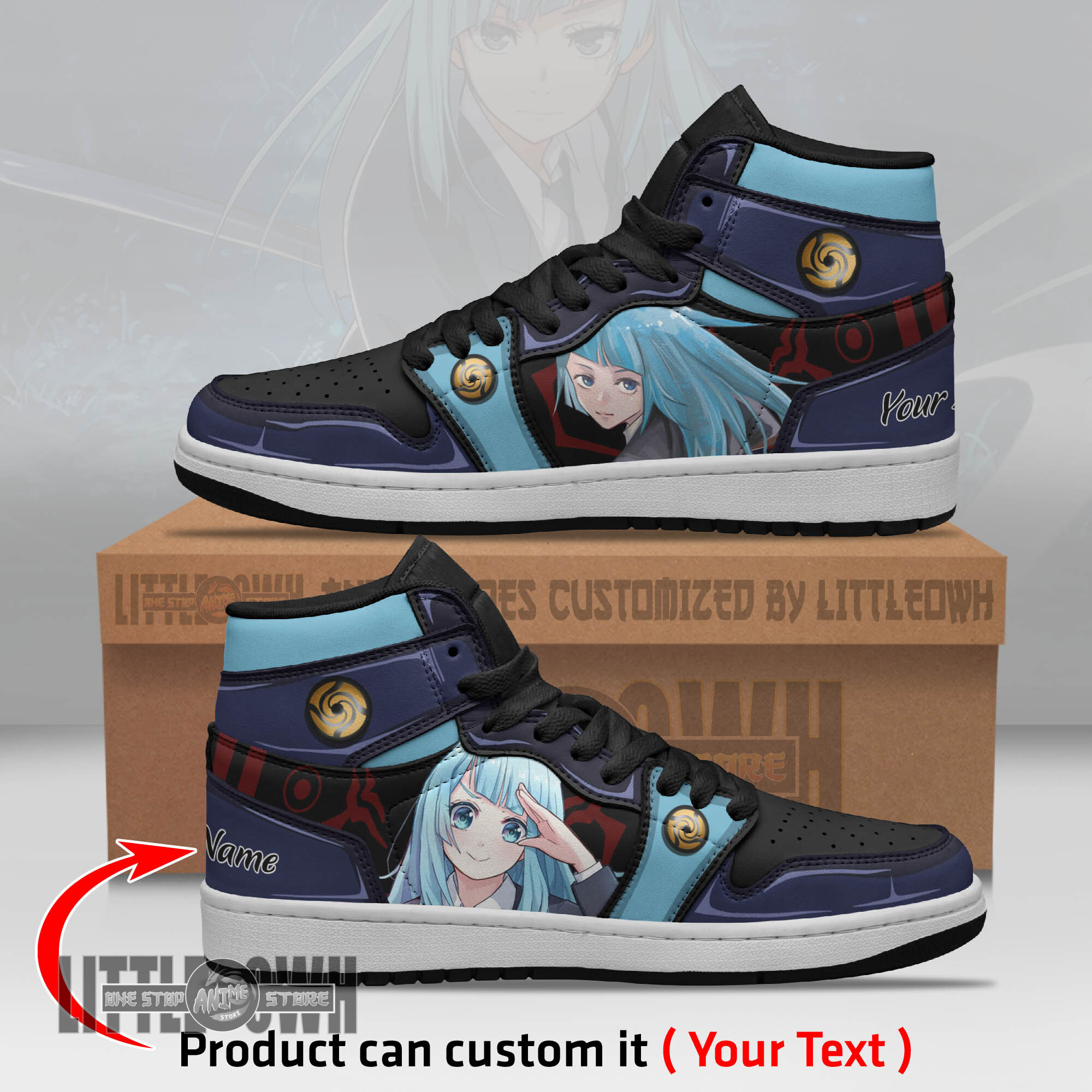 Kasumi Miwa Persionalized Shoes Jujutsu Kaisen Anime Boot Sneakers
