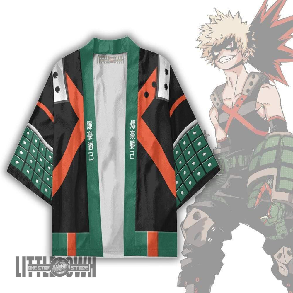 Katsuki Bakugou My Hero Academia Cloak Anime Robe Kimono Cardigans Unisex Outfits