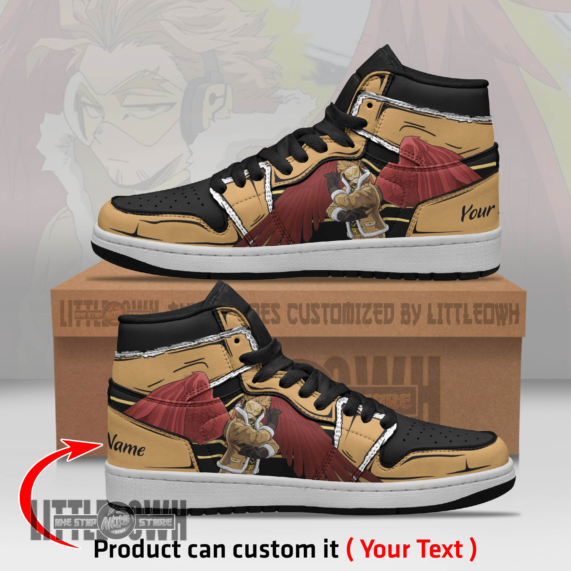 Keigo Takami Persionalized Shoes My Hero Academia Anime Boot Sneakers