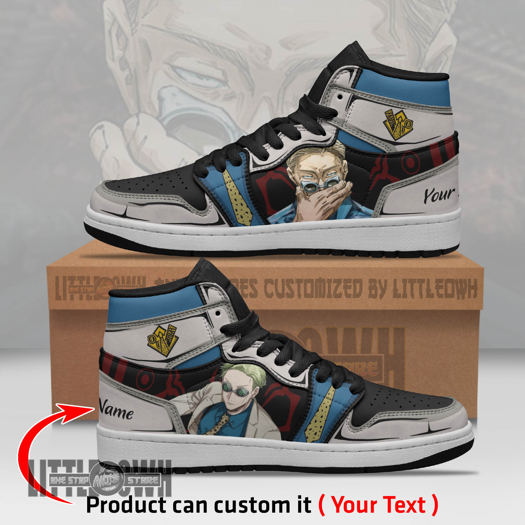 Kento Nanami Persionalized Shoes Jujutsu Kaisen Anime Boot Sneakers