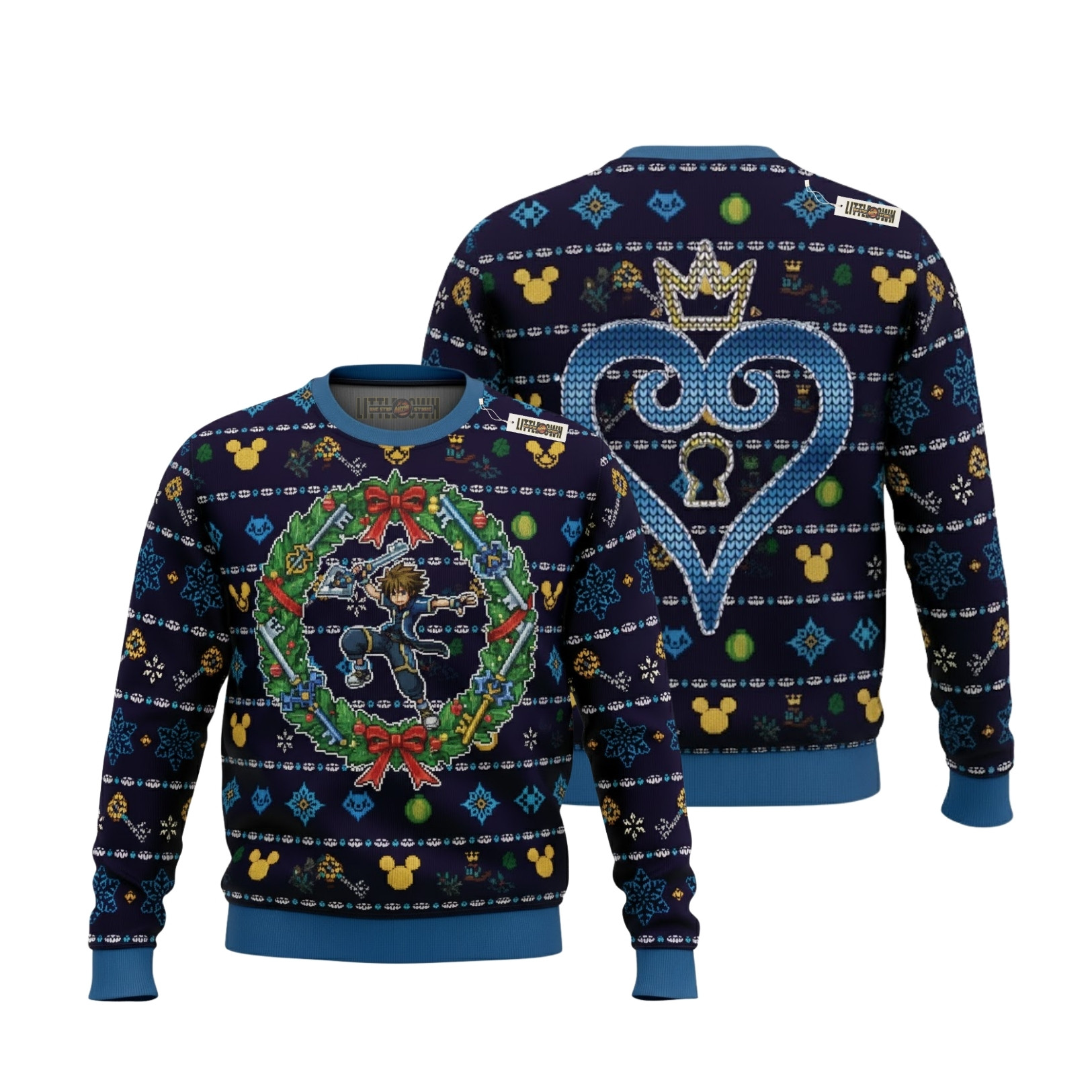 Keyblade Sora Kingdom Hearts Ugly Sweater Anime Xmas Gift Ideas