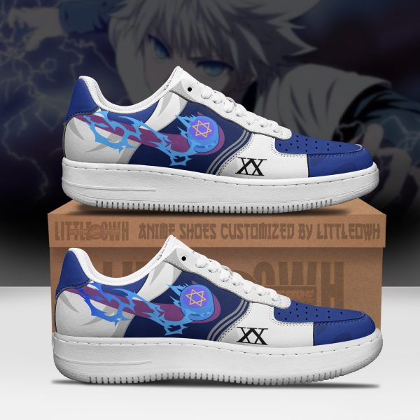 Killua Zoldyck Anime Sneakers - Custom Hunter AF1 Shoes