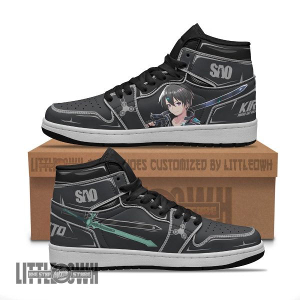 Kirito Sword Art Online JD1 Custom Anime Boot Sneakers