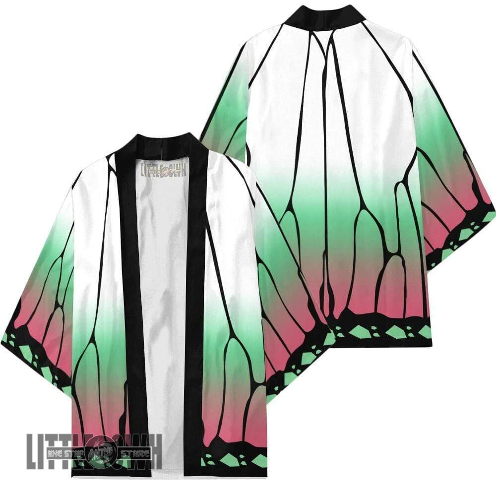 KNY Haori Shinobu Kimono Cardigans Anime Robe Cosplay Costume