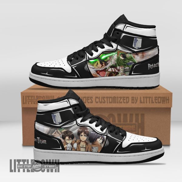 Levi Ackerman Team Anime Shoes AOT Custom Boot Sneakers