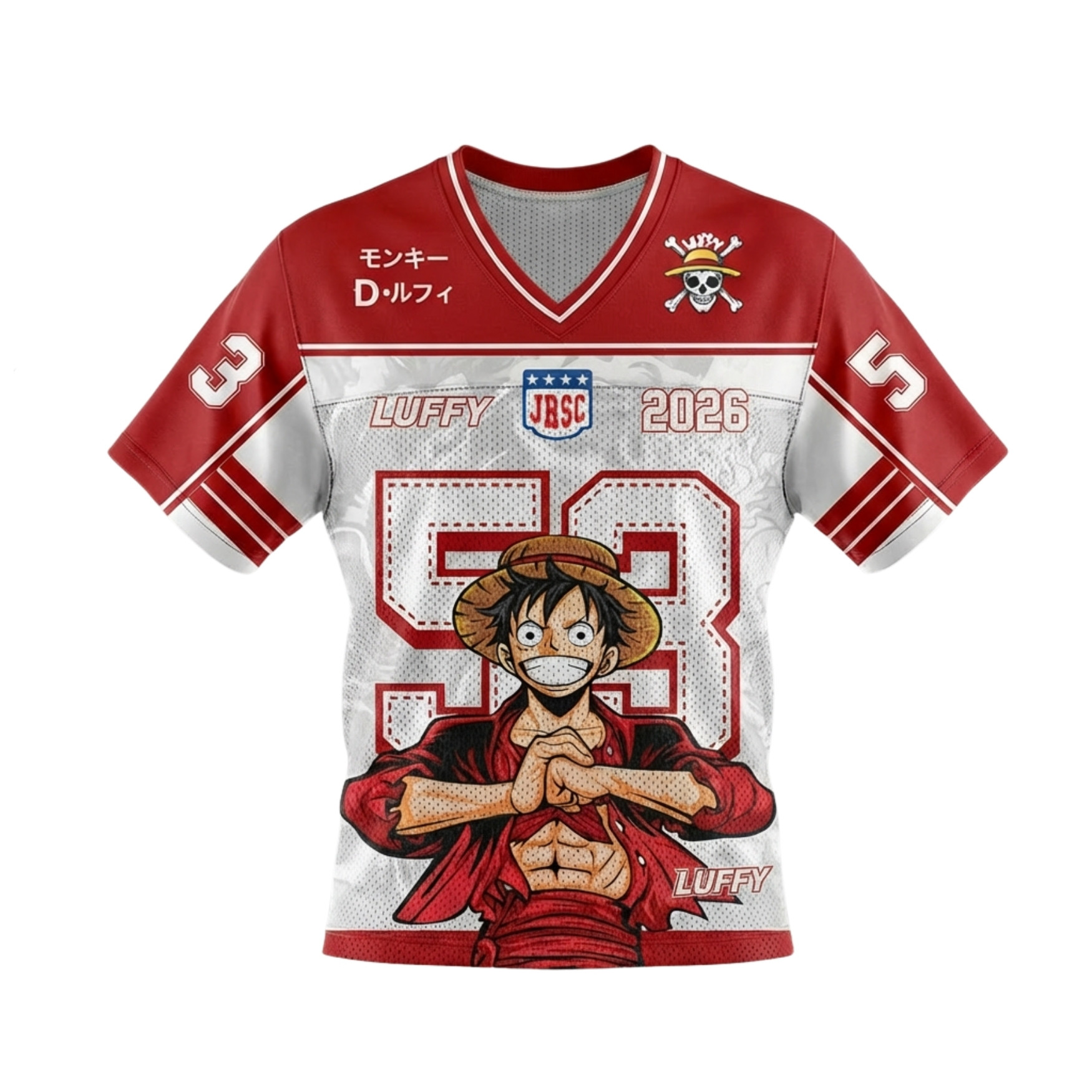 Luffy Custom Jersey Custom Football Jersey