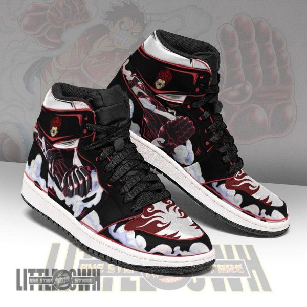 Alternative view of Luffy Gear 4 Anime Shoes Custom OP Boot Sneakers