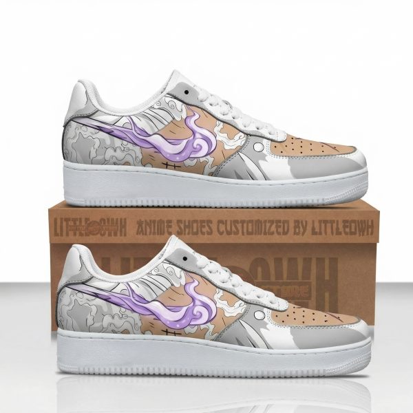 Luffy Gear 5 Anime Sneakers - Custom OP AF1 Shoes