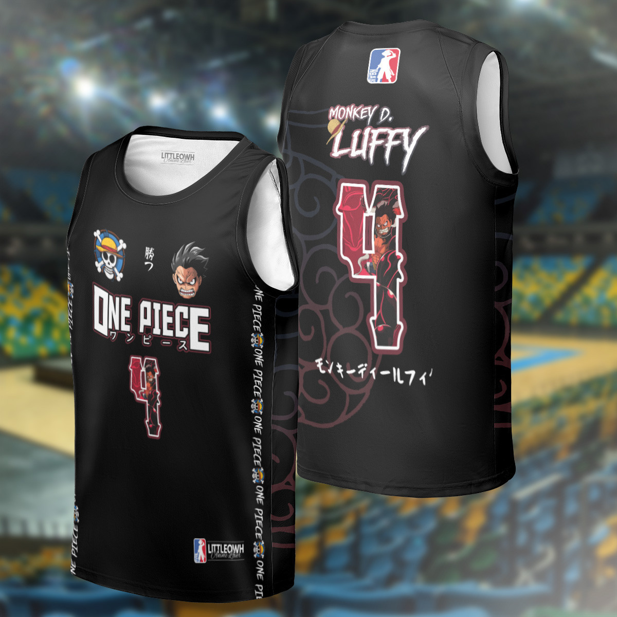 Luffy Gear IV Basketball Jersey - OP NBA Collection