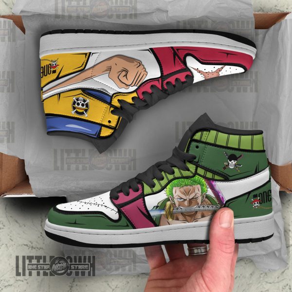 Luffy x Zoro Shoes Custom OP Anime Boot Sneakers 8 luffy x zoro shoes custom op anime boot sneakers x1pee