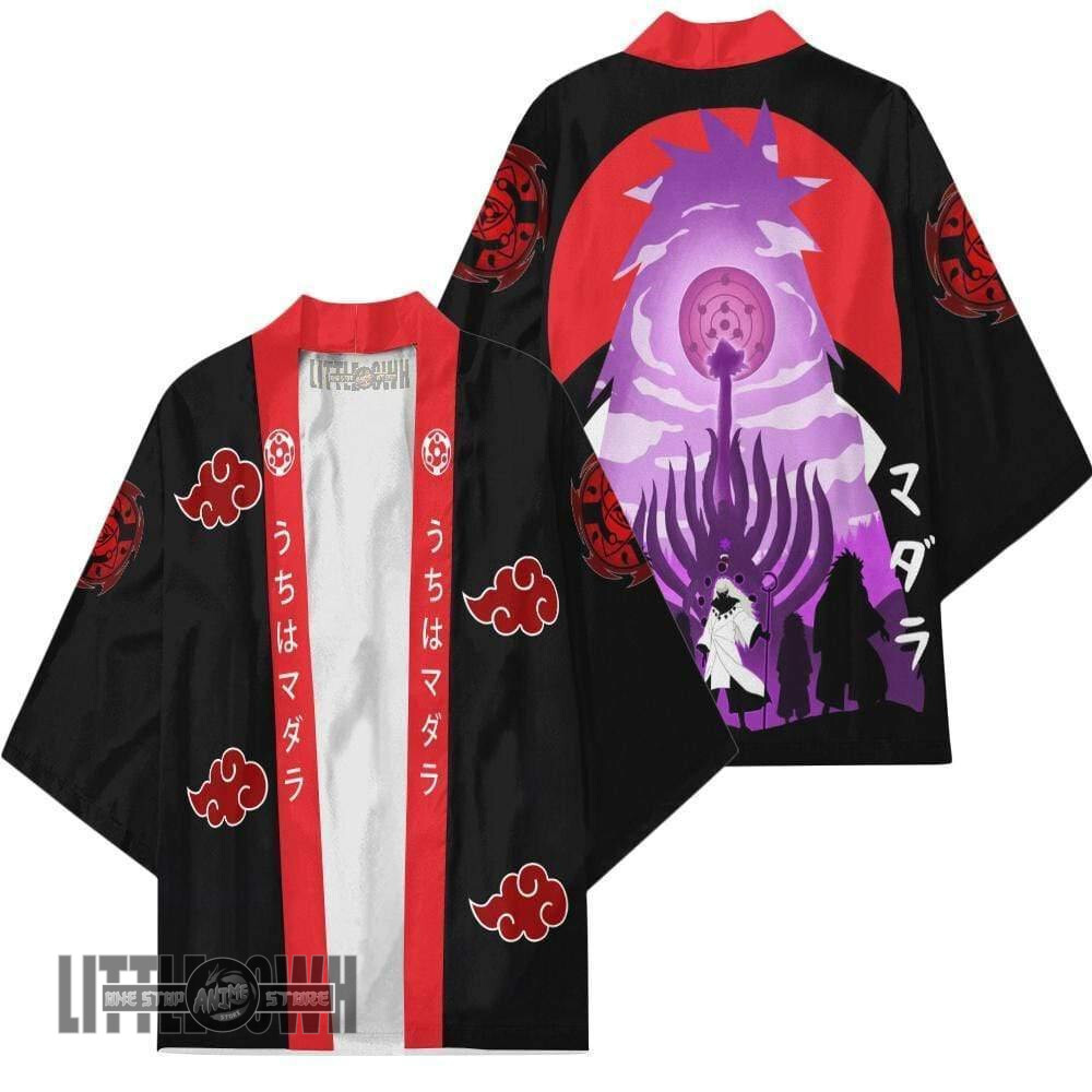 Madara Uchiha Nrt Cloak Anime Robe Kimono Cardigans Unisex Outfits