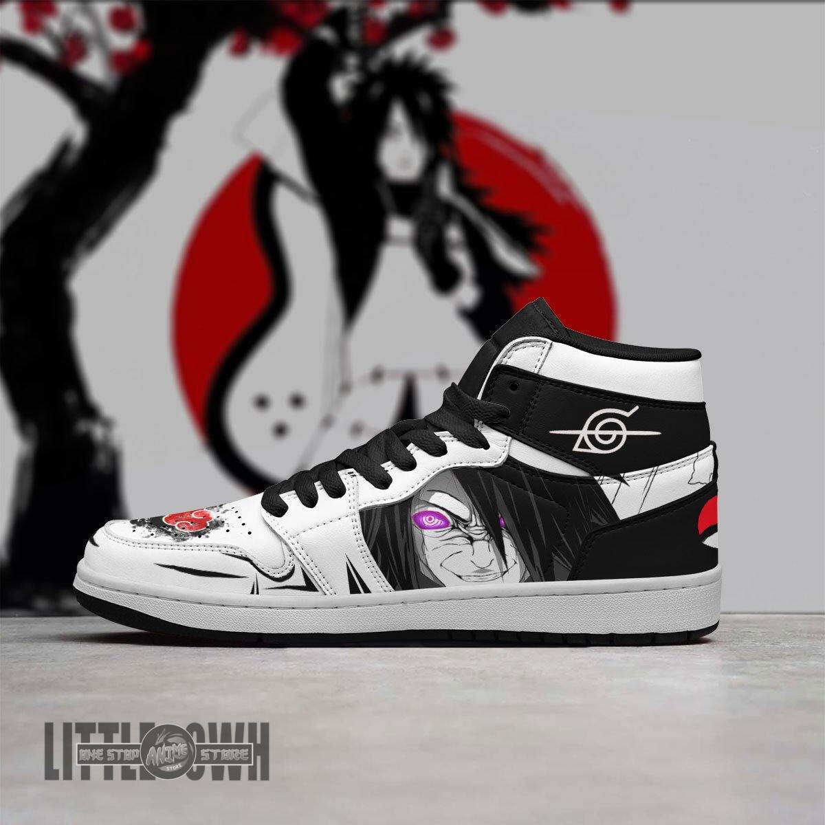 Madara Uchiha Shoes Custom Anime NRT Boot Sneakers 3 Madara Uchiha Shoes Custom Anime NRT Boot Sneakers - Image 3