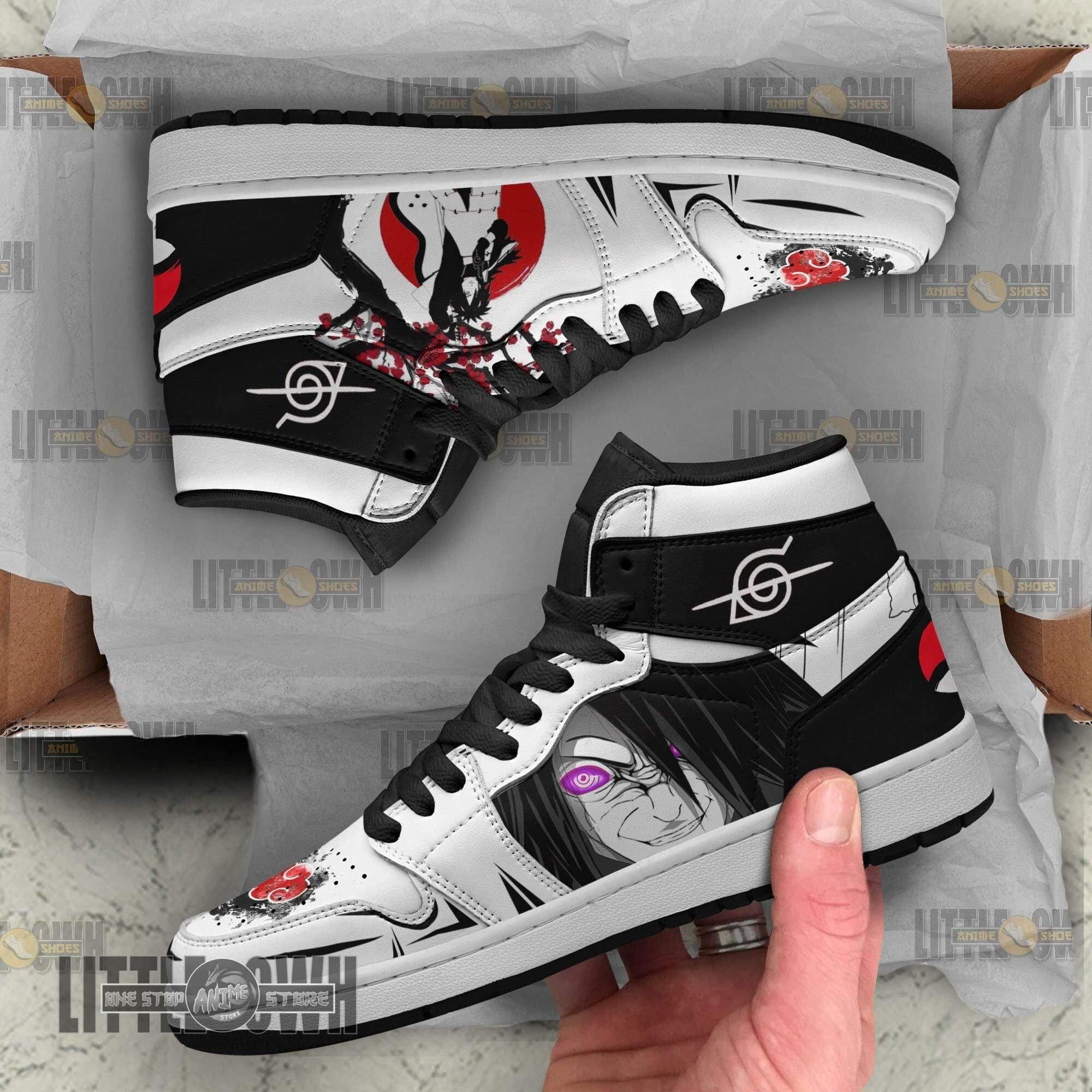 Madara Uchiha Shoes Custom Anime NRT Boot Sneakers 4 Madara Uchiha Shoes Custom Anime NRT Boot Sneakers - Image 4