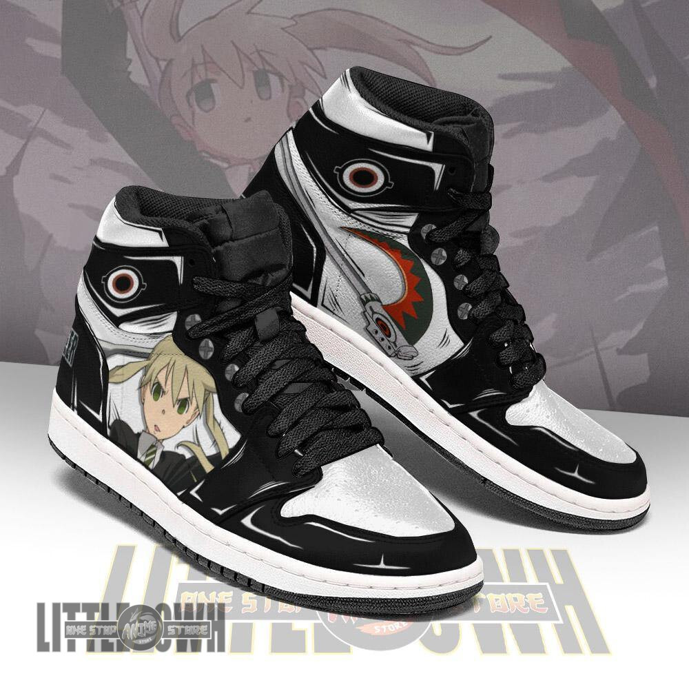 Maka Albarn Shoes Custom SE Anime Boot Sneakers 2 Maka Albarn Shoes Custom SE Anime Boot Sneakers - Image 2