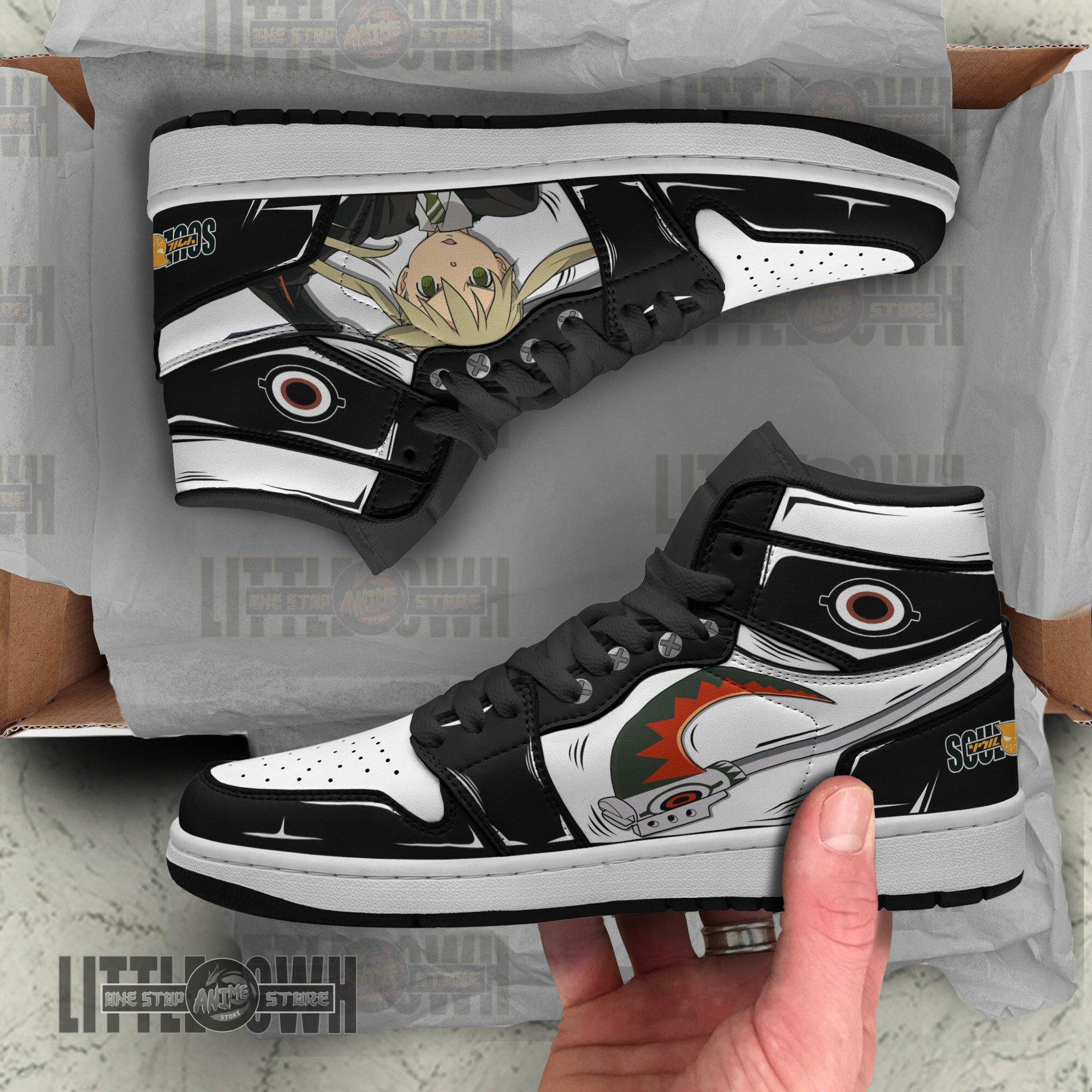 Maka Albarn Shoes Custom SE Anime Boot Sneakers 4 Maka Albarn Shoes Custom SE Anime Boot Sneakers - Image 4