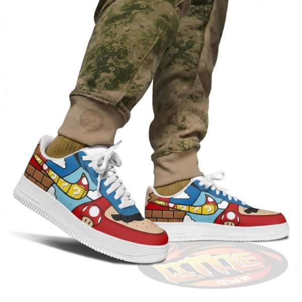 mario bross games custom af1 sneakers jjjli