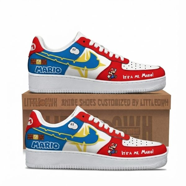 Mario Games Custom AF1 Sneakers