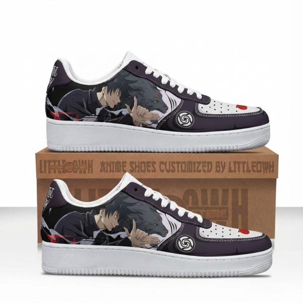 Megumi Fushiguro Anime Sneakers - Custom JJK AF1 Shoes