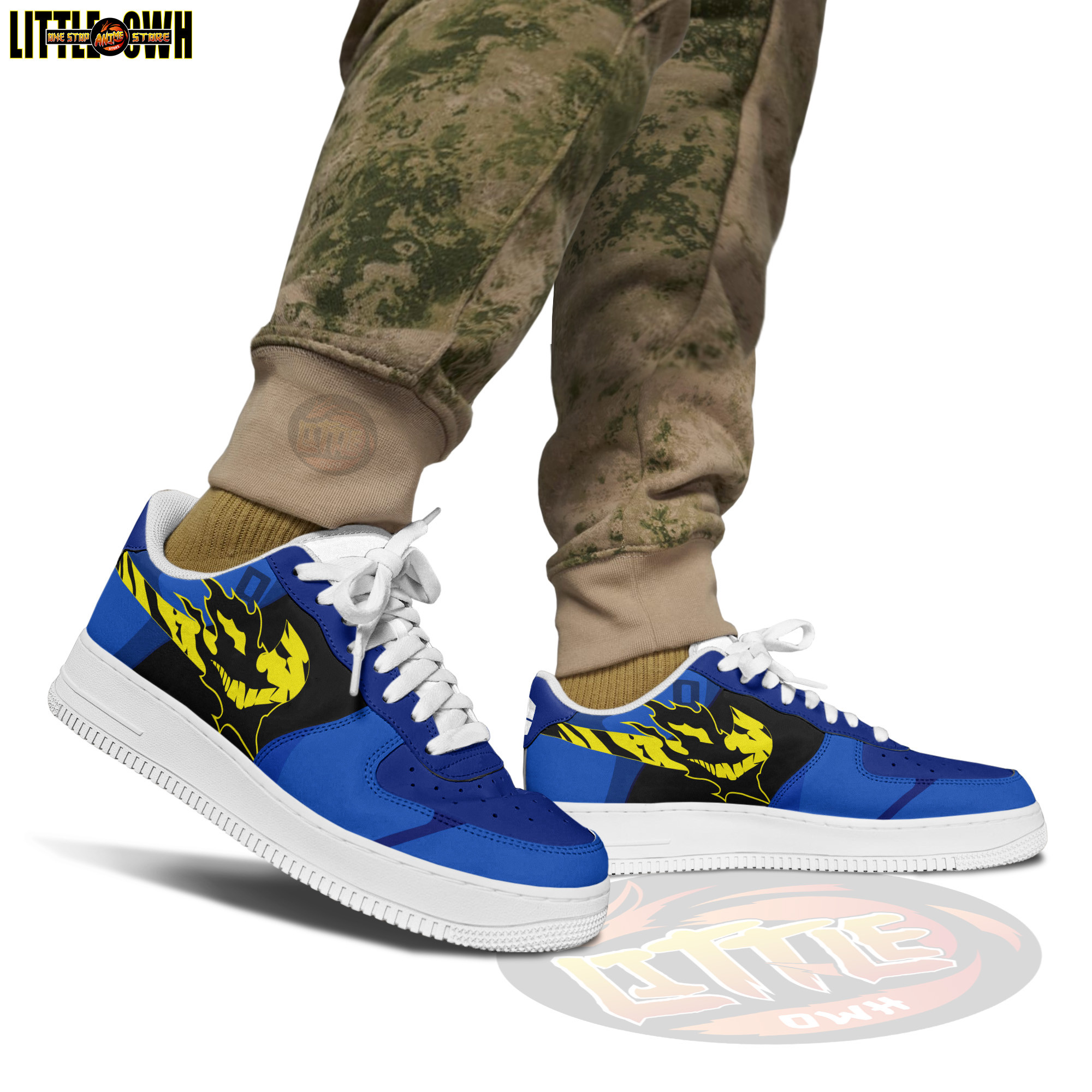 Meguru Bachira Anime Sneakers - Custom Blue Lock AF1 Shoes 4 Meguru Bachira Anime Sneakers - Custom Blue Lock AF1 Shoes - Image 4