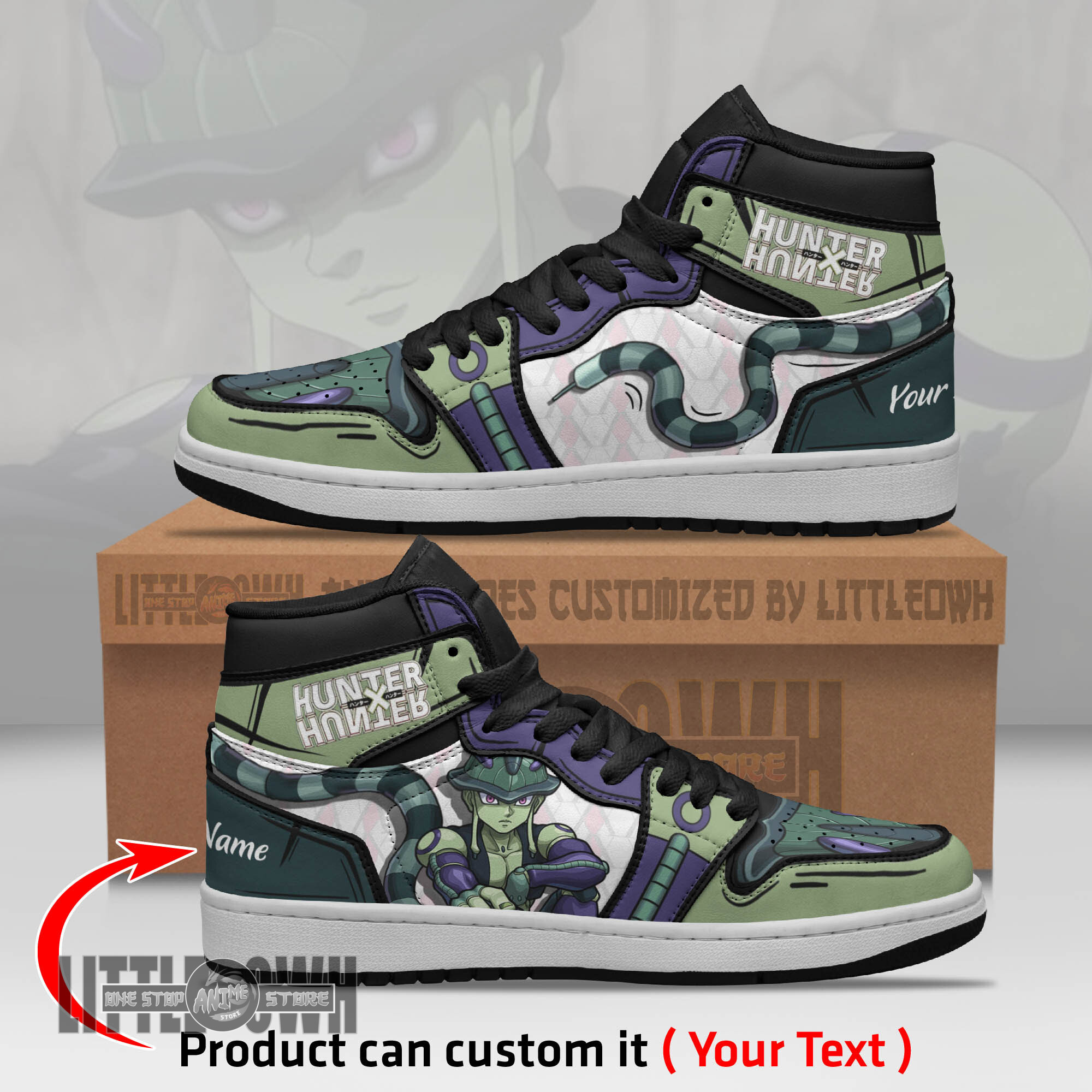 Meruem Personalized Shoes Hunter x Hunter Anime Boot Sneakers