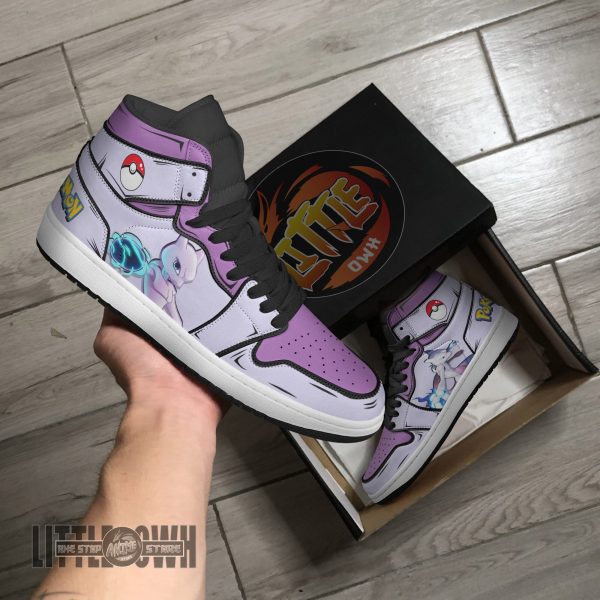 Alternative view of Mewtwo Pokemon Custom Anime Boot Sneakers