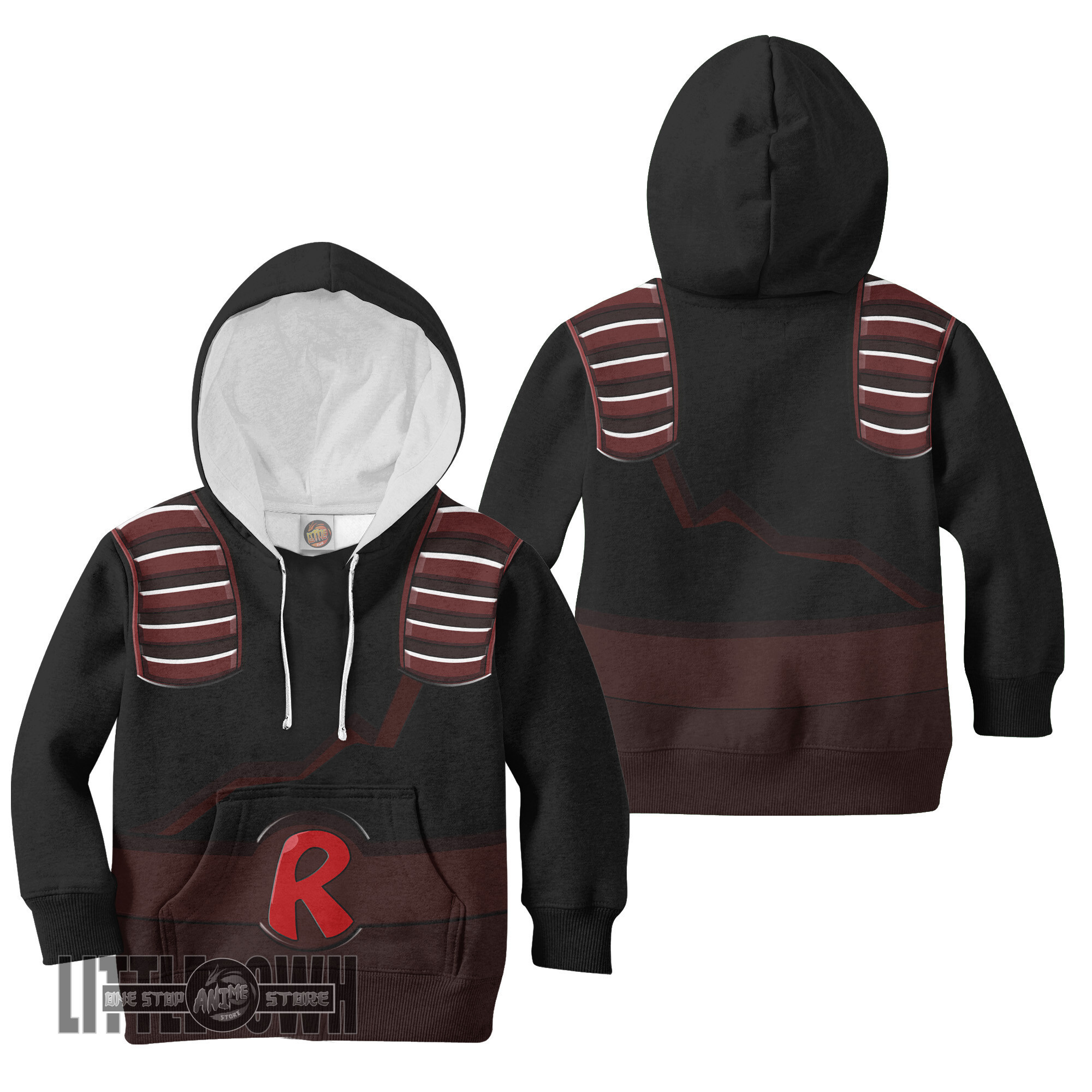 MHA Eijirou Kirishima Uniform Anime Kids Hoodie and Sweater Cosplay Costumes