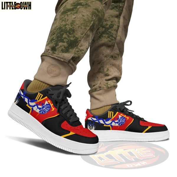 Michael Kaiser Anime Sneakers - Custom Blue Lock AF1 Shoes 7 michael kaiser anime sneakers custom blue lock af1 shoes fyjez