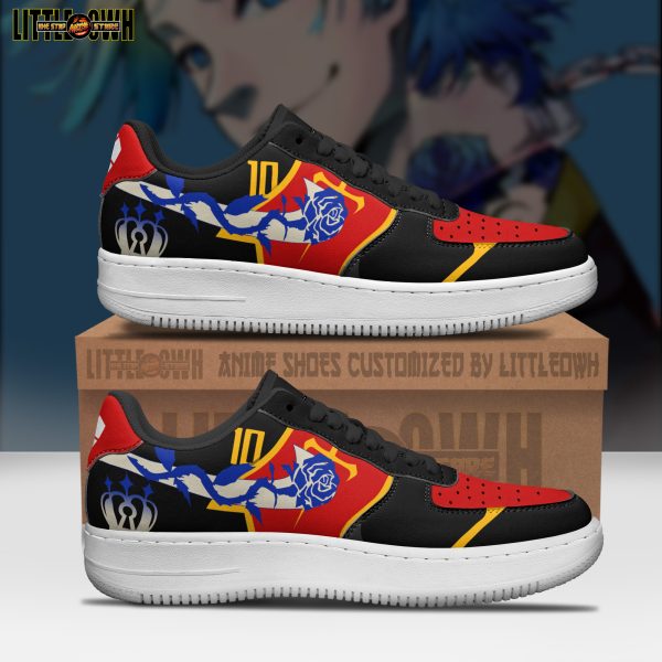 Michael Kaiser Anime Sneakers - Custom Blue Lock AF1 Shoes