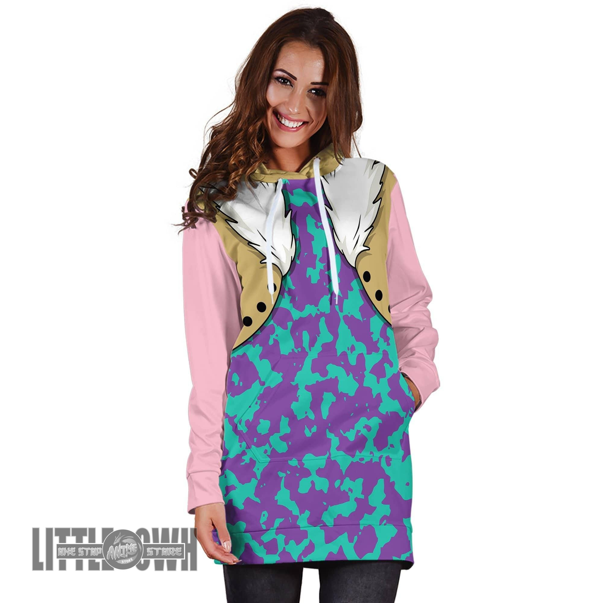 Mina Ashido Custom Women Hoodie Dress My Hero Academia Anime Cosplay Costume