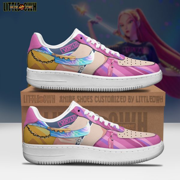 Mira Anime Sneakers - Custom Kpop Demon Hunters AF1 Shoes
