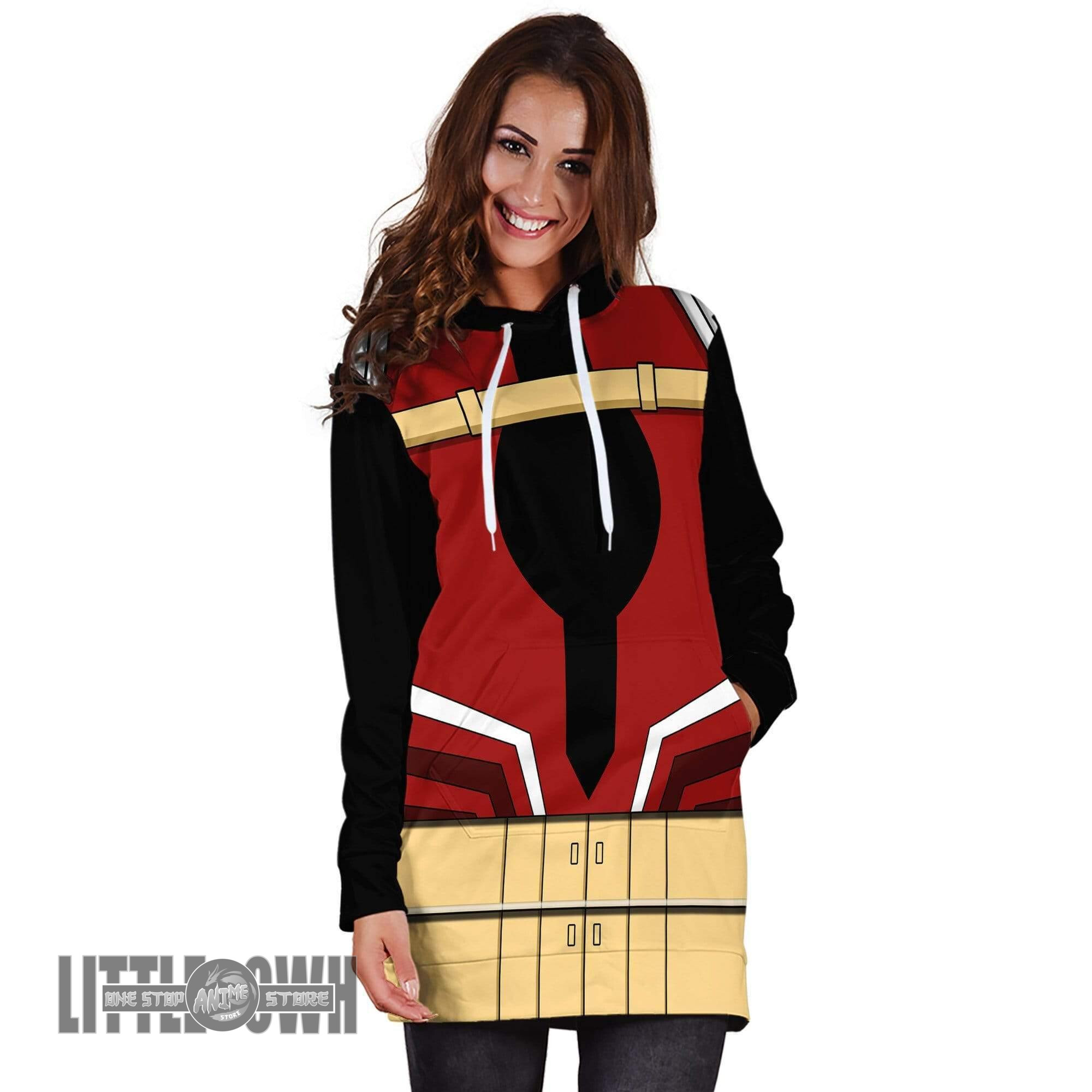 Momo Yaoyorozu Custom Women Hoodie Dress My Hero Academia Anime Cosplay Costume