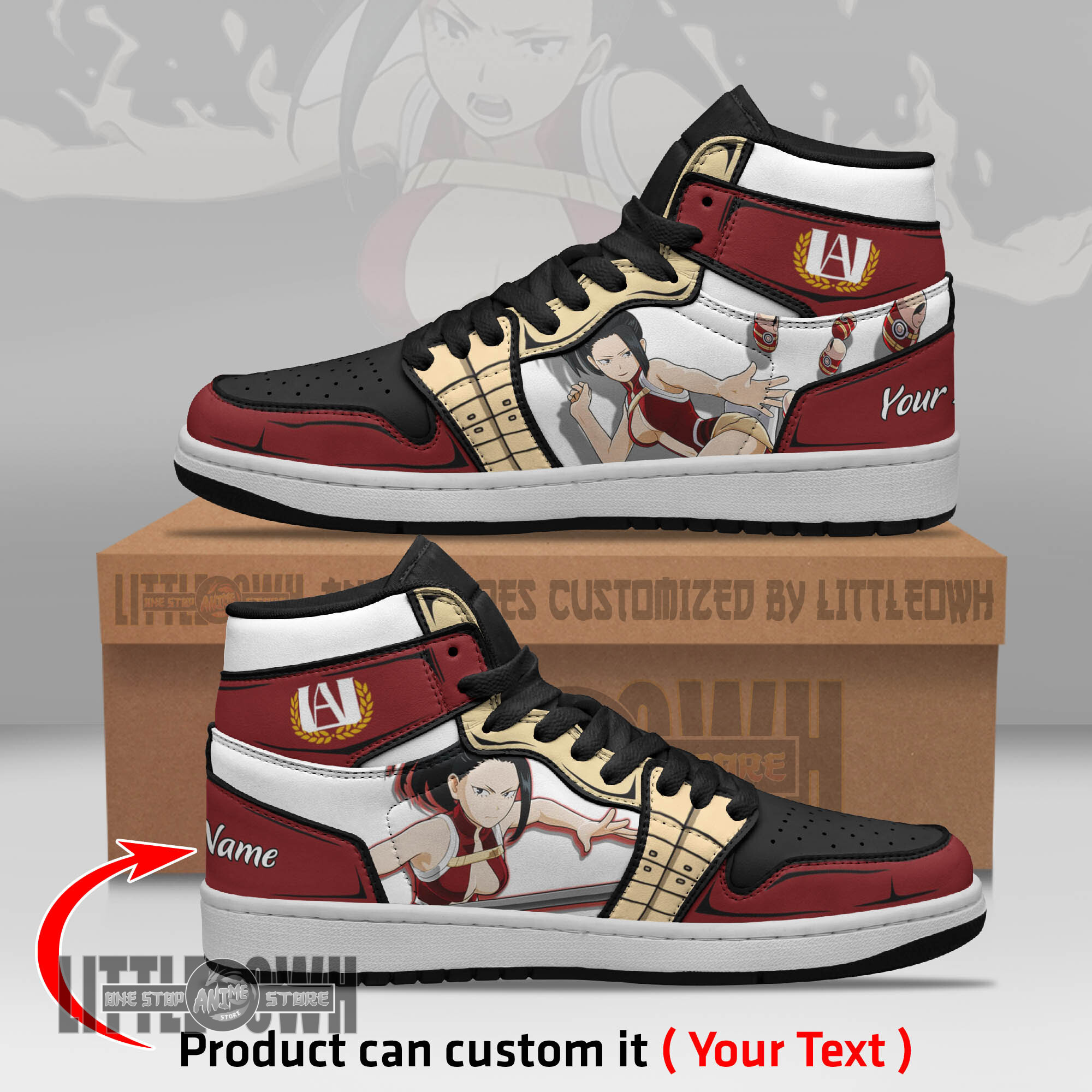 Momo Yaoyorozu Persionalized Shoes My Hero Academia Anime Boot Sneakers