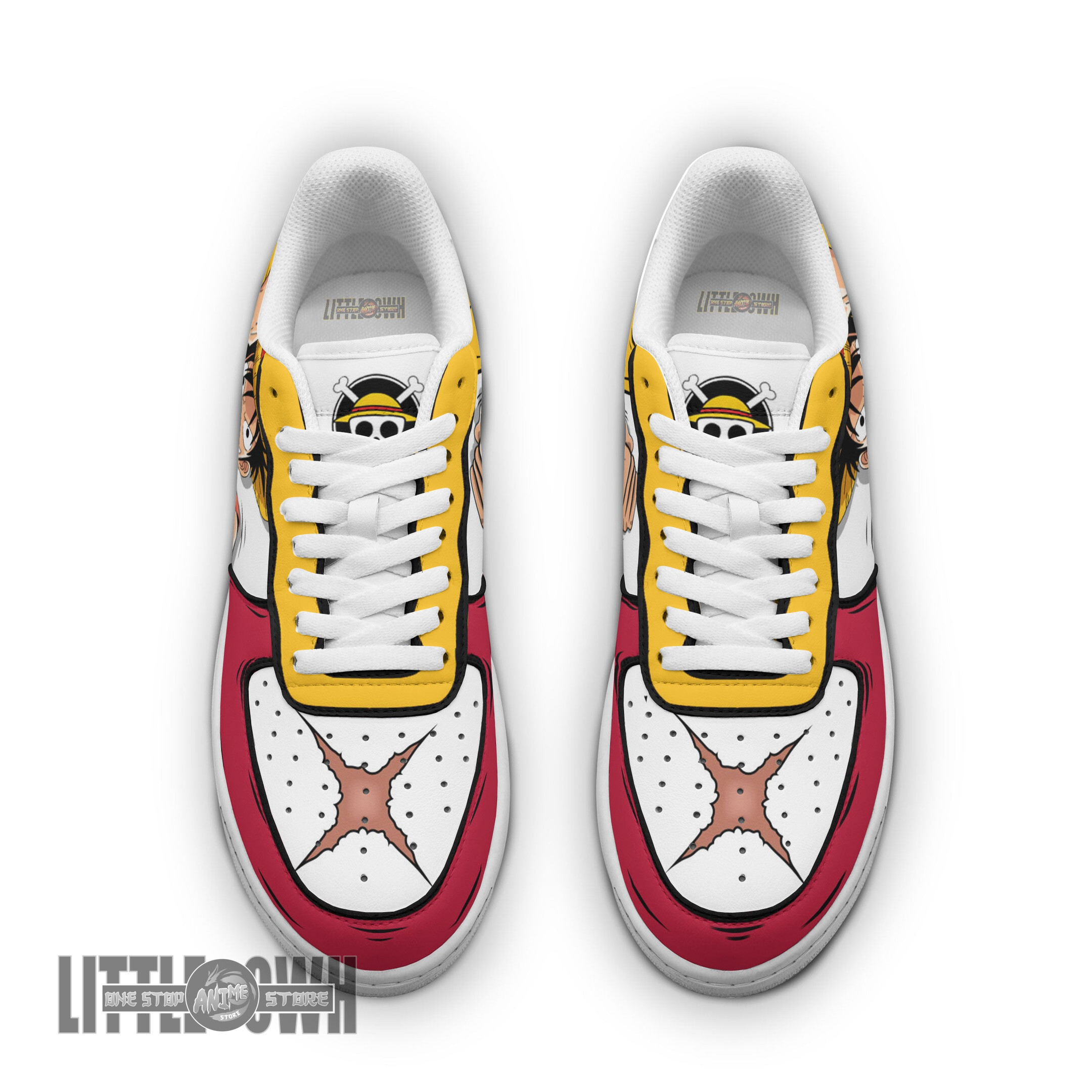 Monkey D. Luffy Anime AF1 Sneakers Custom One Piece Anime Shoes 3 Monkey D. Luffy Anime AF1 Sneakers Custom One Piece Anime Shoes - Image 3