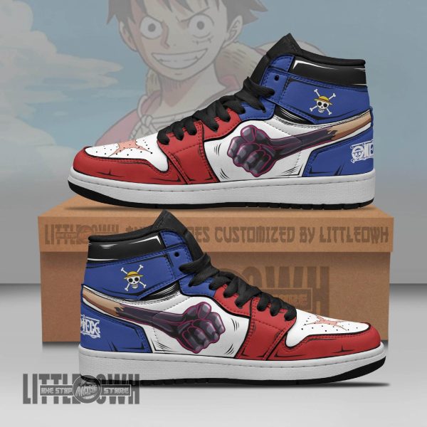 Monkey D Luffy Anime Shoes Custom OP Boot Sneakers