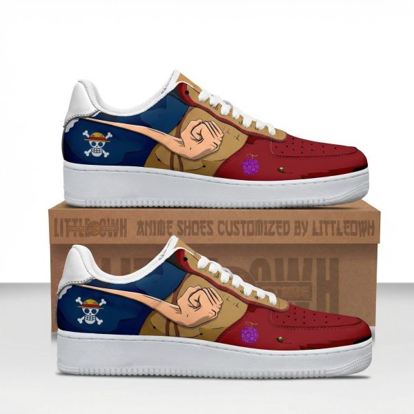 Monkey D Luffy OP Live Action Custom AF1 Sneakers
