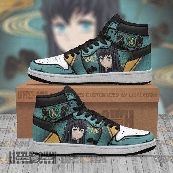 Muichiro Tokito Boot Sneakers Custom KNY Anime Shoes