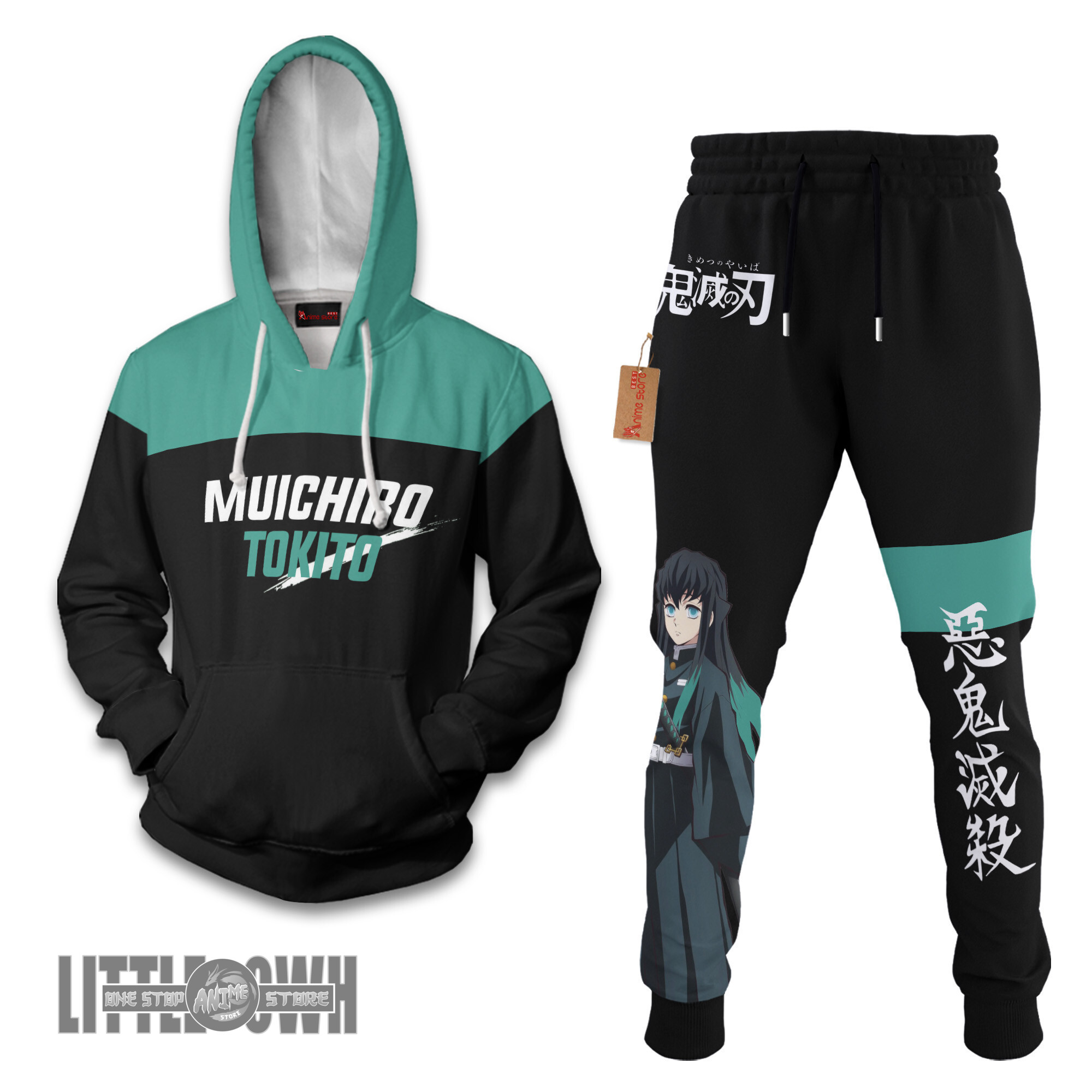 Muichiro Tokito Demon Slayer Hoodie And Jogger Set Anime Clothes
