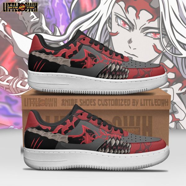 Muzan Kibutsuji Anime Sneakers - Custom Demon Slayer AF1 Shoes