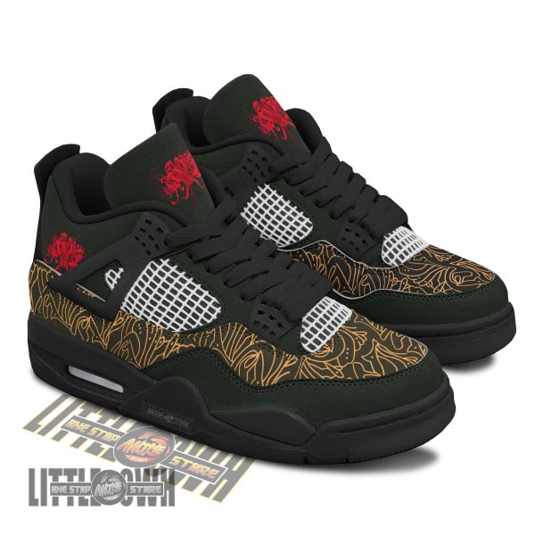 Muzan Kibutsuji J4 Sneakers - Personalized Demon Slayer custom anime shoes