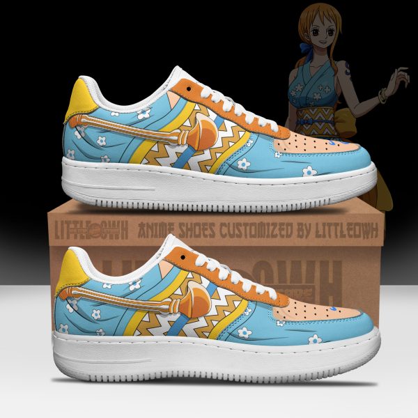 Nami Anime Sneakers - Custom OP AF1 Shoes